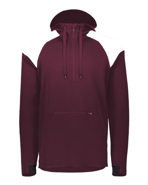 Holloway 222584 Men's Limitless Quarter-Zip Hooded Pullover