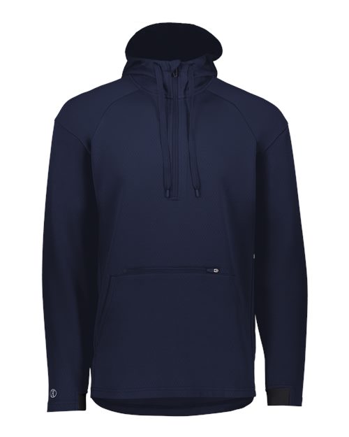 Holloway 222584 Men's Limitless Quarter-Zip Hooded Pullover