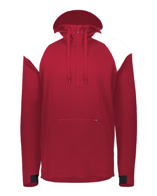 Holloway 222584 Men's Limitless Quarter-Zip Hooded Pullover