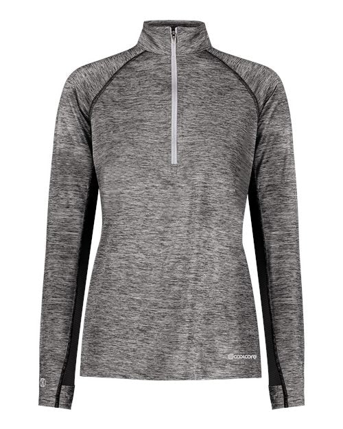 Holloway 222774 Women's Electrify CoolCore® Quarter-Zip Pullover