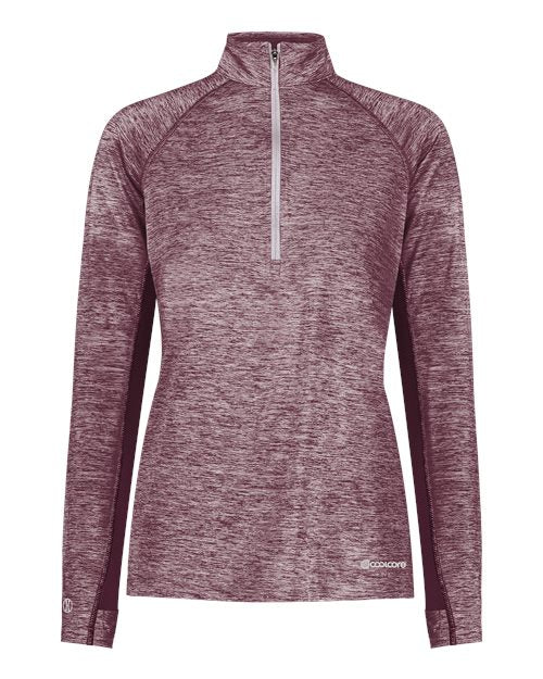 Holloway 222774 Women's Electrify CoolCore® Quarter-Zip Pullover