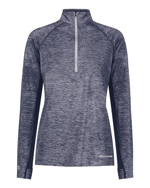 Holloway 222774 Women's Electrify CoolCore® Quarter-Zip Pullover