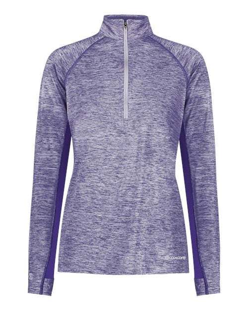Holloway 222774 Women's Electrify CoolCore® Quarter-Zip Pullover