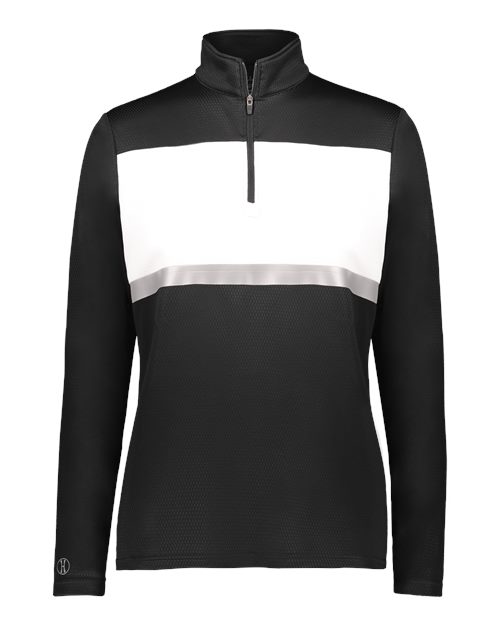 Holloway 222791 Women's Prism Bold Quarter-Zip Pullover
