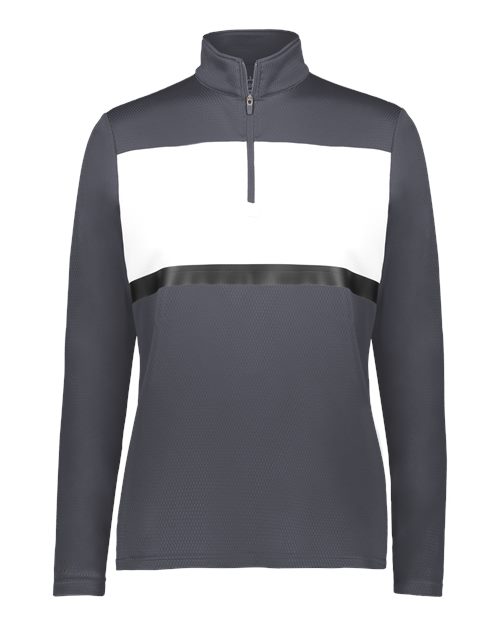 Holloway 222791 Women's Prism Bold Quarter-Zip Pullover