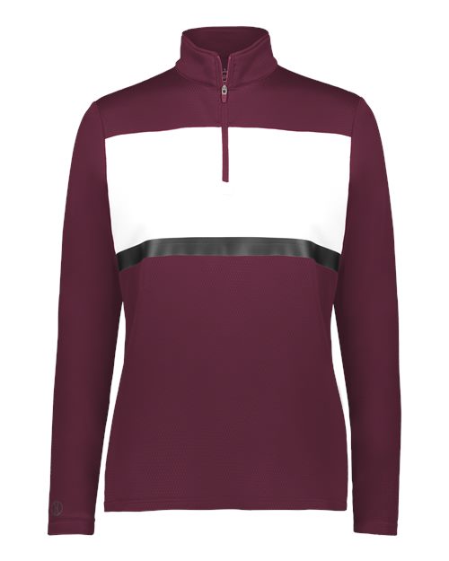 Holloway 222791 Women's Prism Bold Quarter-Zip Pullover