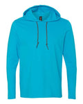 Gildan 987 Unisex Softstyle® Lightweight Hooded Long Sleeve T-Shirt