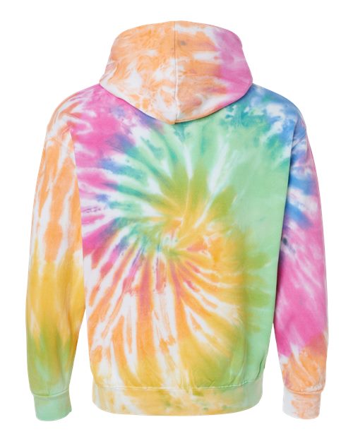 Colortone 8777 Unisex Tie-Dyed Hooded Sweatshirt