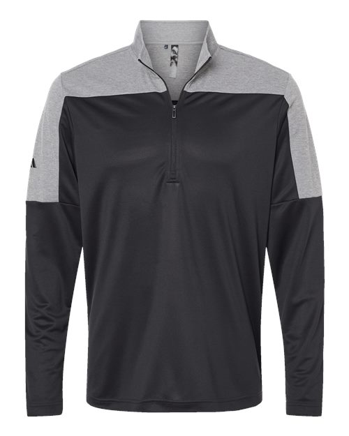 Adidas A552 Men's Ultimate365 Lightweight Colorblocked Quarter-Zip Pullover