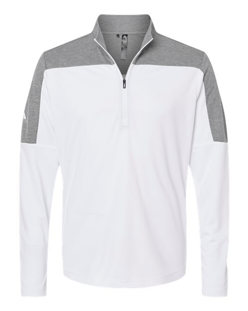Adidas A552 Men's Ultimate365 Lightweight Colorblocked Quarter-Zip Pullover
