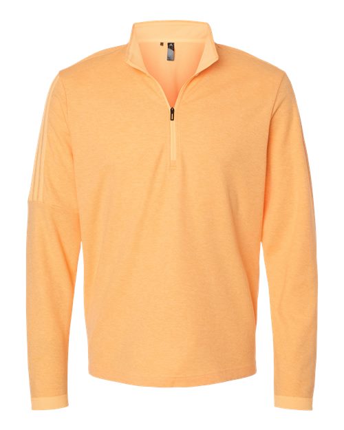 Adidas A554 Men's 3-Stripes Quarter-Zip Sweater Pullover
