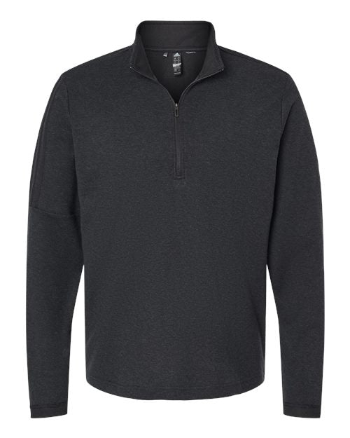 Adidas A554 Men's 3-Stripes Quarter-Zip Sweater Pullover