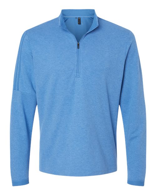 Adidas A554 Men's 3-Stripes Quarter-Zip Sweater Pullover