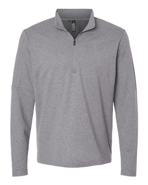 Adidas A554 Men's 3-Stripes Quarter-Zip Sweater Pullover