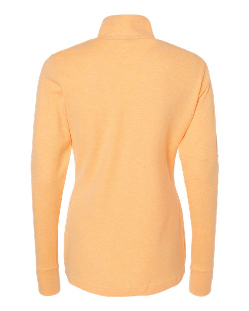 Adidas A555 Women's 3-Stripes Quarter-Zip Sweater Pullover