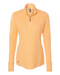 Adidas A555 Women's 3-Stripes Quarter-Zip Sweater Pullover