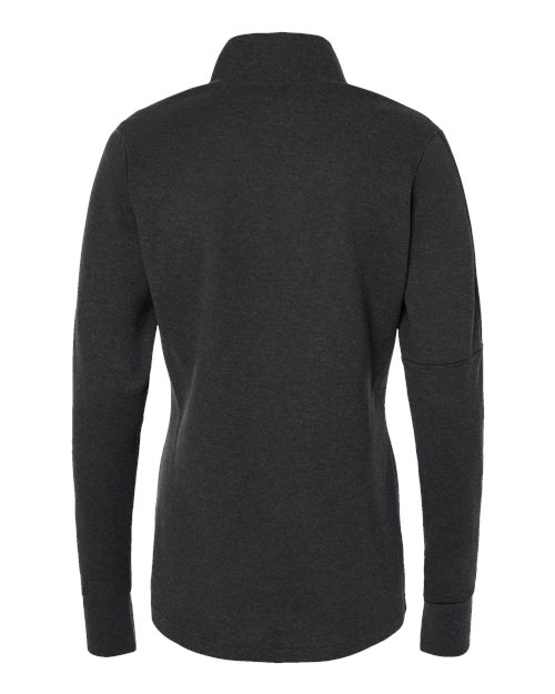 Adidas A555 Women's 3-Stripes Quarter-Zip Sweater Pullover