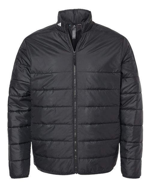 Adidas A570 Men's 3-Stripes Puffer Full-Zip Jacket