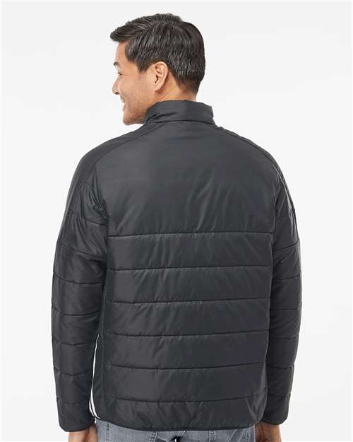 Adidas A570 Men's 3-Stripes Puffer Full-Zip Jacket