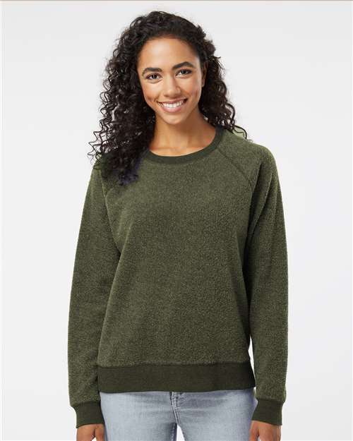 Boxercraft K01 Women's Fleece Out Crewneck Pullover