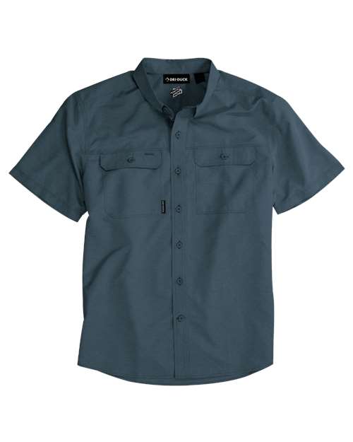 DRI DUCK 4445 Men's Crossroad Woven Short Sleeve Shirt