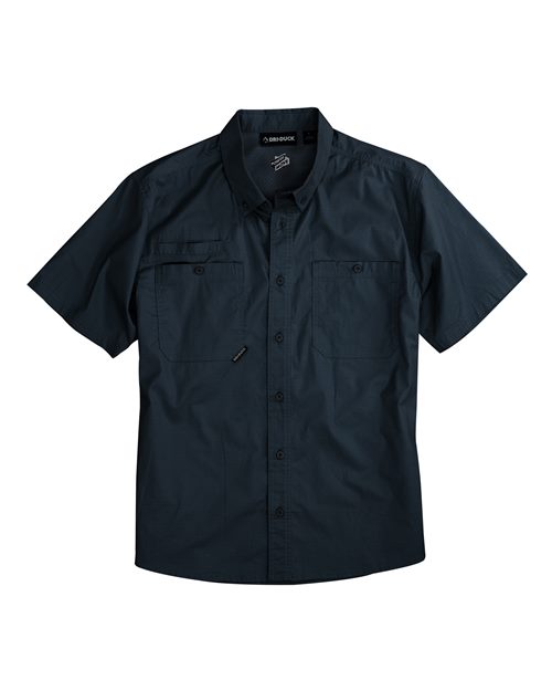 DRI DUCK 4451 Men's Craftsman Woven Short Sleeve Shirt