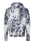 J. America 8861 Men's Tie-Dyed Fleece Hooded Sweatshirt
