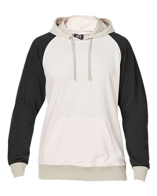 J. America 8886 Unisex Vintage Tricolor Hooded Sweatshirt