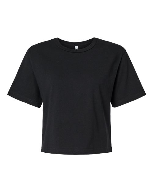American Apparel 102 Women's Fine Jersey Mid-Length Boxy Tee