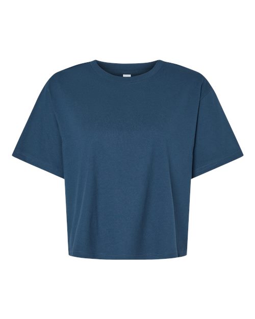 American Apparel 102 Women's Fine Jersey Mid-Length Boxy Tee