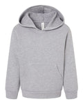 BELLA + CANVAS 3719T Toddler Sponge Fleece Pullover Hoodie Sweatshirt
