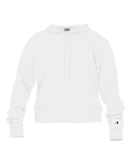 Badger 1261 Women's Crop Hooded Sweatshirt