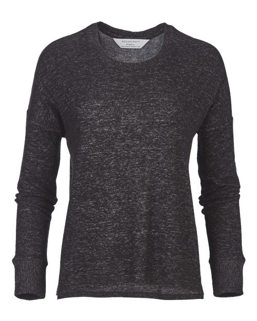 Boxercraft L06 Women's Cuddle Fleece Boxy Crewneck Pullover