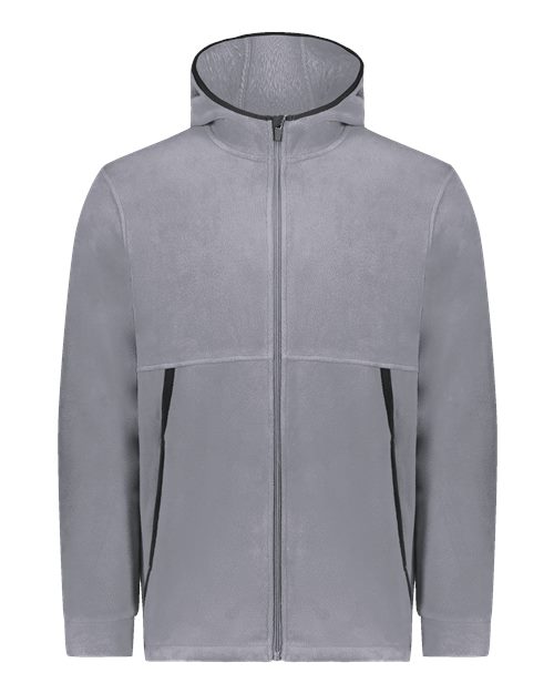 Augusta Sportswear 6858 Unisex Eco Revive™ Polar Fleece Hooded Full-Zip Jacket