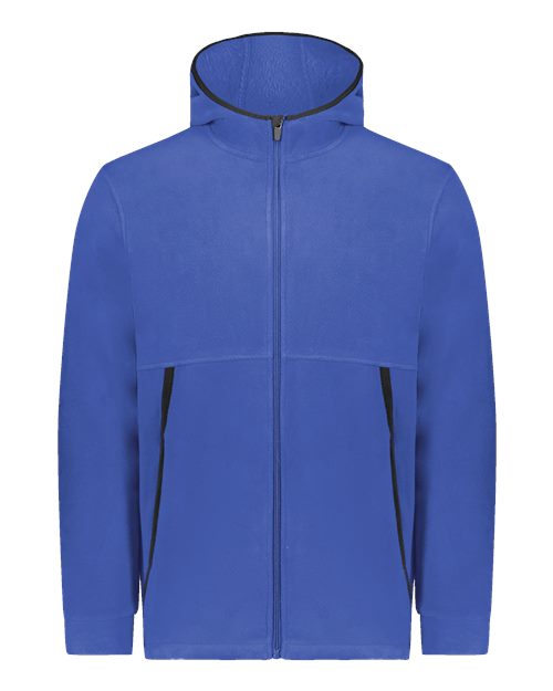 Augusta Sportswear 6859 Youth Eco Revive™ Polar Fleece Hooded Full-Zip Jacket