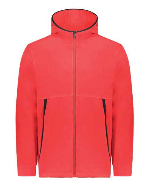 Augusta Sportswear 6859 Youth Eco Revive™ Polar Fleece Hooded Full-Zip Jacket