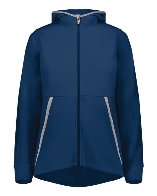 Augusta Sportswear 6860 Women's Eco Revive™ Polar Fleece Hooded Full-Zip Jacket