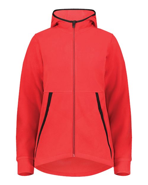Augusta Sportswear 6860 Women's Eco Revive™ Polar Fleece Hooded Full-Zip Jacket