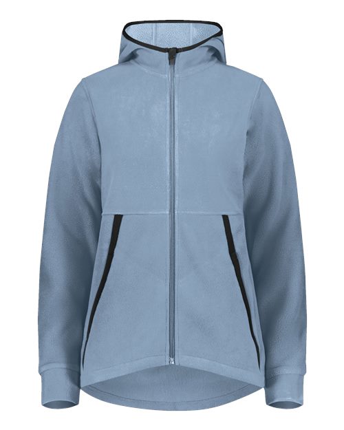 Augusta Sportswear 6860 Women's Eco Revive™ Polar Fleece Hooded Full-Zip Jacket