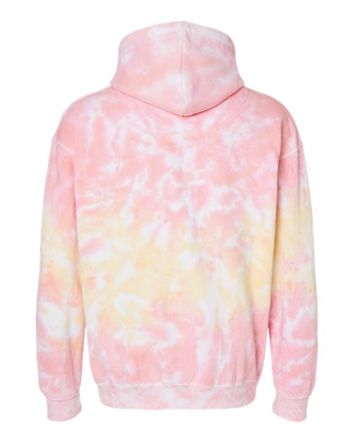 Colortone 8777 Unisex Tie-Dyed Hooded Sweatshirt