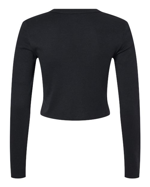 BELLA + CANVAS 1501 Women's Micro Rib Long Sleeve Baby Tee