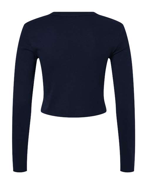BELLA + CANVAS 1501 Women's Micro Rib Long Sleeve Baby Tee