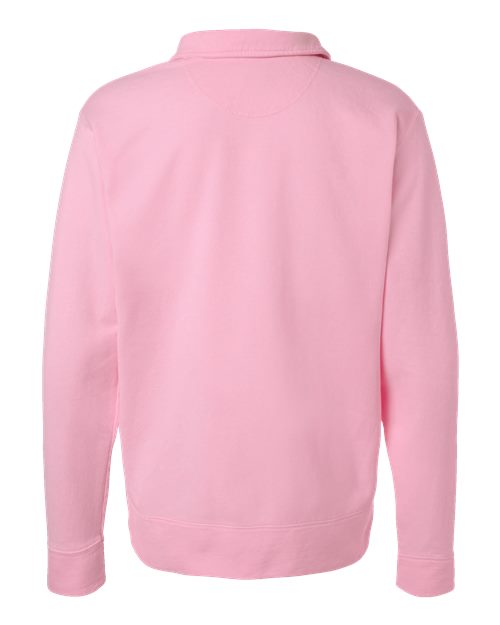 ComfortWash by Hanes GDH490 Unisex Garment-Dyed Polo Collar Sweatshirt