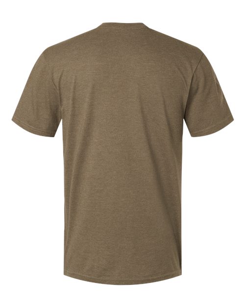 American Apparel 2004CVC Unisex CVC Henley Tee