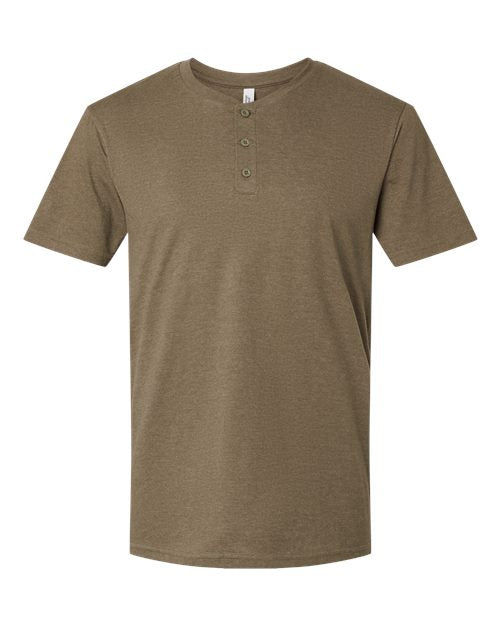 American Apparel 2004CVC Unisex CVC Henley Tee