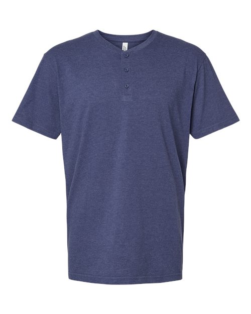 American Apparel 2004CVC Unisex CVC Henley Tee