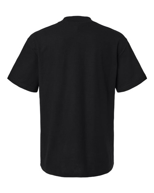 American Apparel 1PQ Unisex Pique Mock Neck Tee