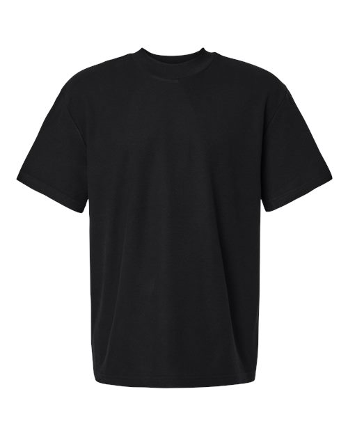 American Apparel 1PQ Unisex Pique Mock Neck Tee