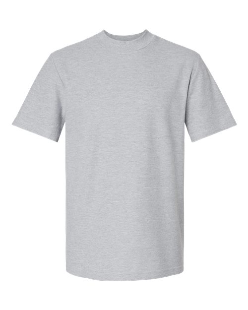 American Apparel 1PQ Unisex Pique Mock Neck Tee