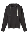 MV Sport W23101 Women's Angel Fleece Crop Hooded Sweatshirt